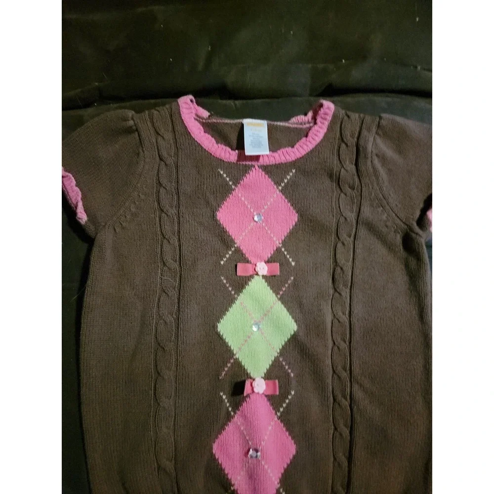 Gymboree smart‎ and sweet short sleeve sweater size small 5 6